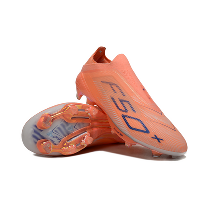 F50 Laceless Elite FG – Coral Blaze
