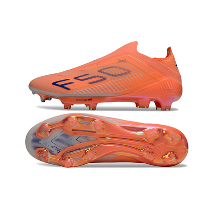 F50 Laceless Elite FG – Coral Blaze