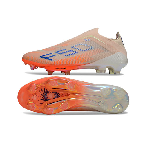 F50 Laceless Elite FG – Coral Blaze