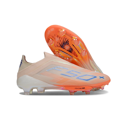 F50 Laceless Elite FG – Coral Blaze