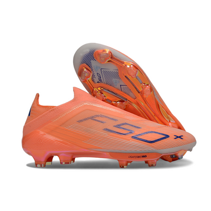 F50 Laceless Elite FG – Coral Blaze